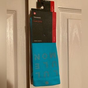 Lululemon Power Stride Crew Sock *Reflective